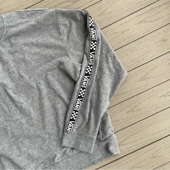 Vans Gray Checkered Crewneck Sweatshirt L - Picture 4 of 8